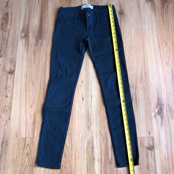 Hollister Skinny Jeans Size 26 3R Dark Blue - Picture 7 of 11